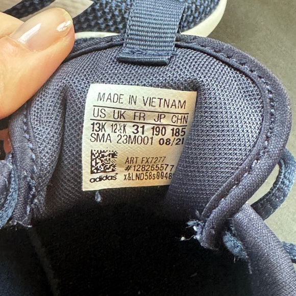 Adidas Racer Tr 2.0 Navy and White Running Shoes - Picture 7 of 7